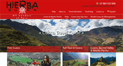 Desktop Screenshot of cuscotravelguide.com